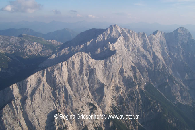 Luftaufnahmen von Aviator:   Ennstaler Alpen mit Hochtor,Steiermark