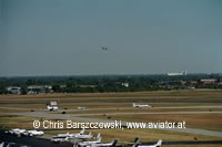 Flughafen Wichita aus der Sicht des Fluglotsen