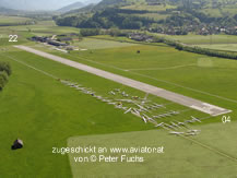 Flugplatz Niederblarn - Blick auf die Piste 04