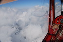 Schweiz, Luftaufnahmen, Gletscherflug, Gletscherlandung, Alpenflug, Gebirgsfliegerei, Gebirgsflug, Mountain flying, Piper Cub, Hans Fuchs, Flugchronik, Luftaufnahme